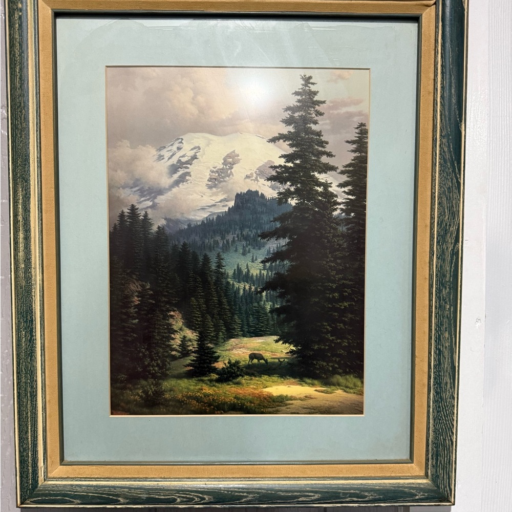 Dalhart Windberg Framed Mountain Landscape Art
